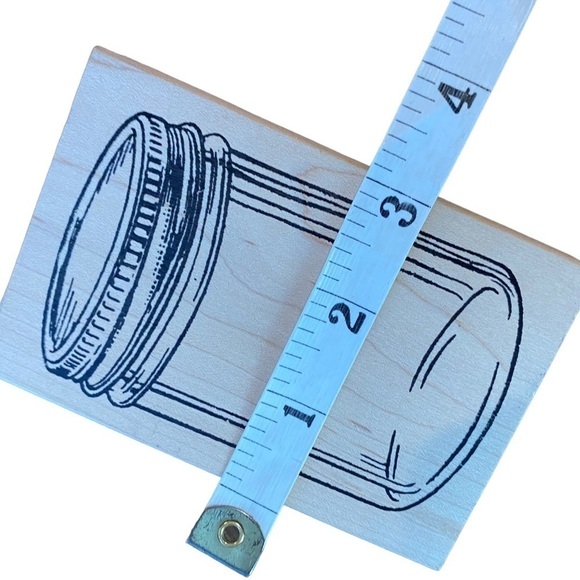 Judikins Canning Jar Rubber Stamp - Never Used - Picture 3 of 5